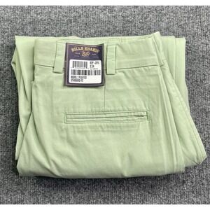 Bills Khakis Pleated Chino Standard Fit Pants Mens 34 Pistachio Unhemmed M2P NWT
